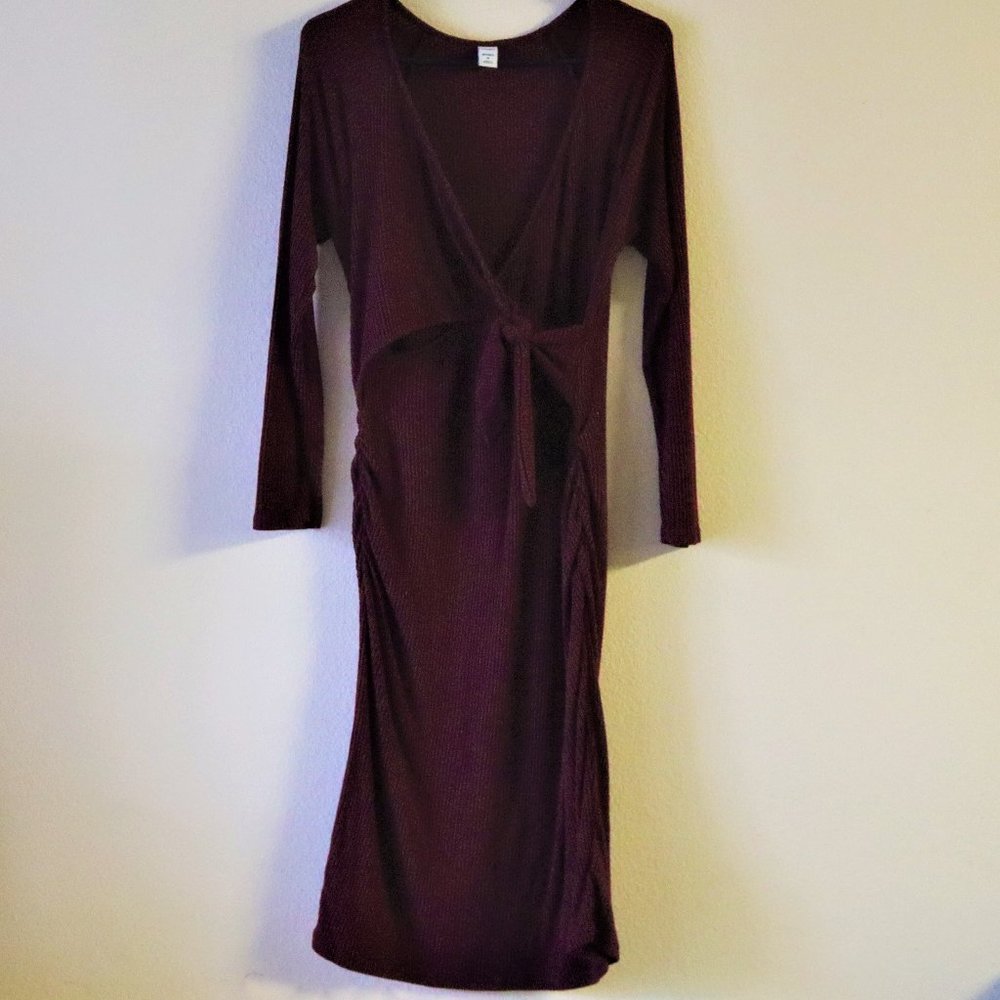 Women's Ribbed Maternity Dress
